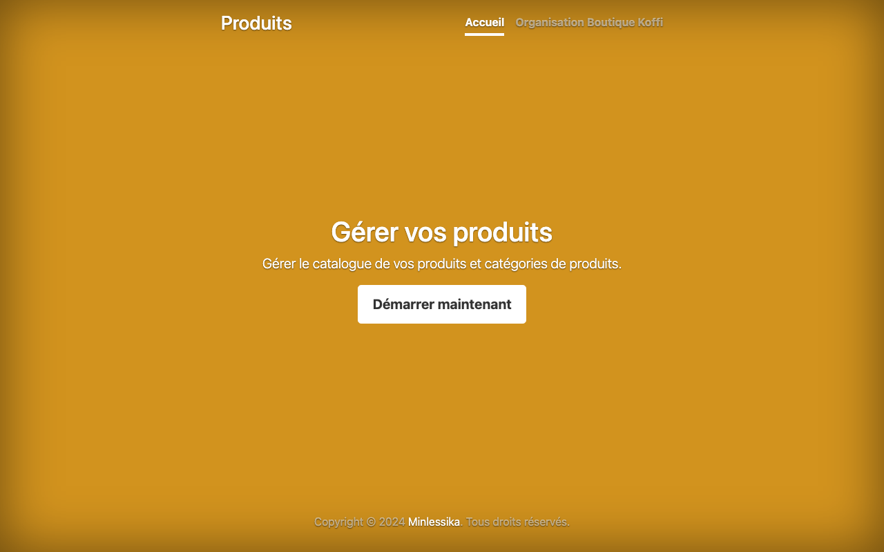 Page de démarrage du module : finaliser l'installation